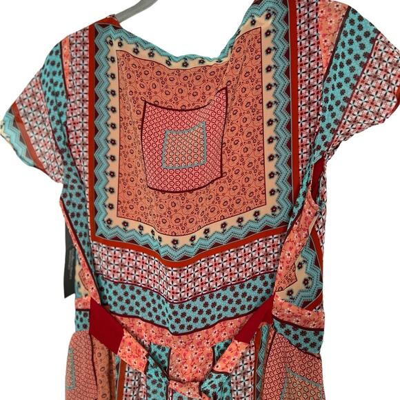 NY Collection Woman Aztec Print Tunic Size 1X - Picture 8 of 11
